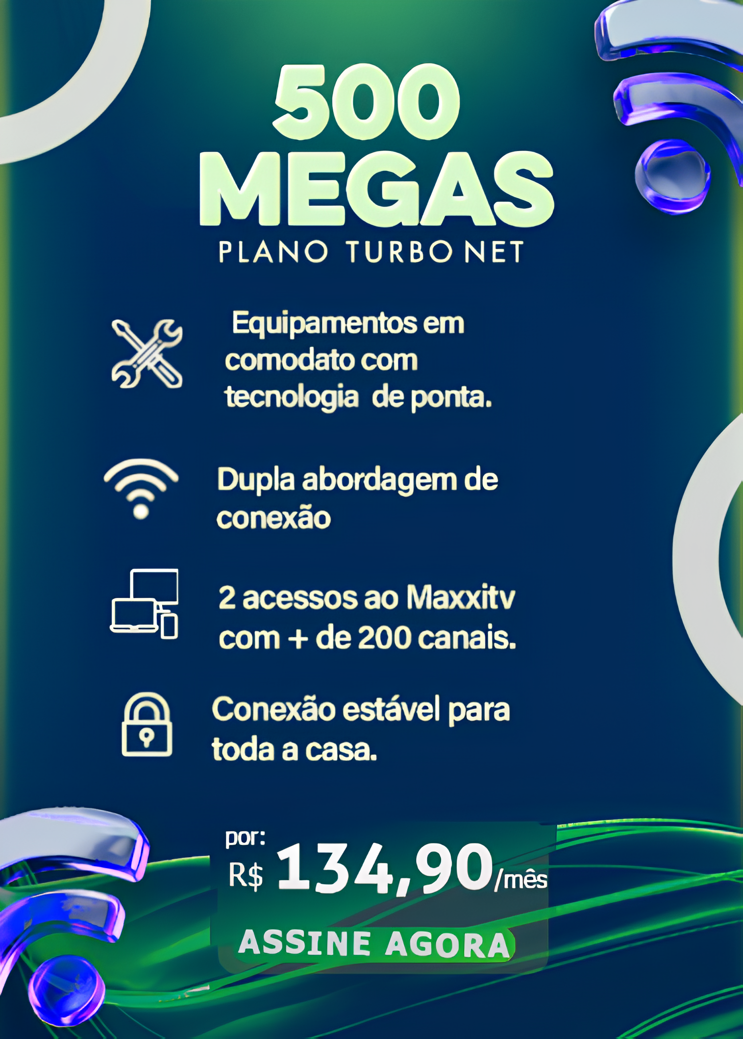 Banner do plano Plano 500mb